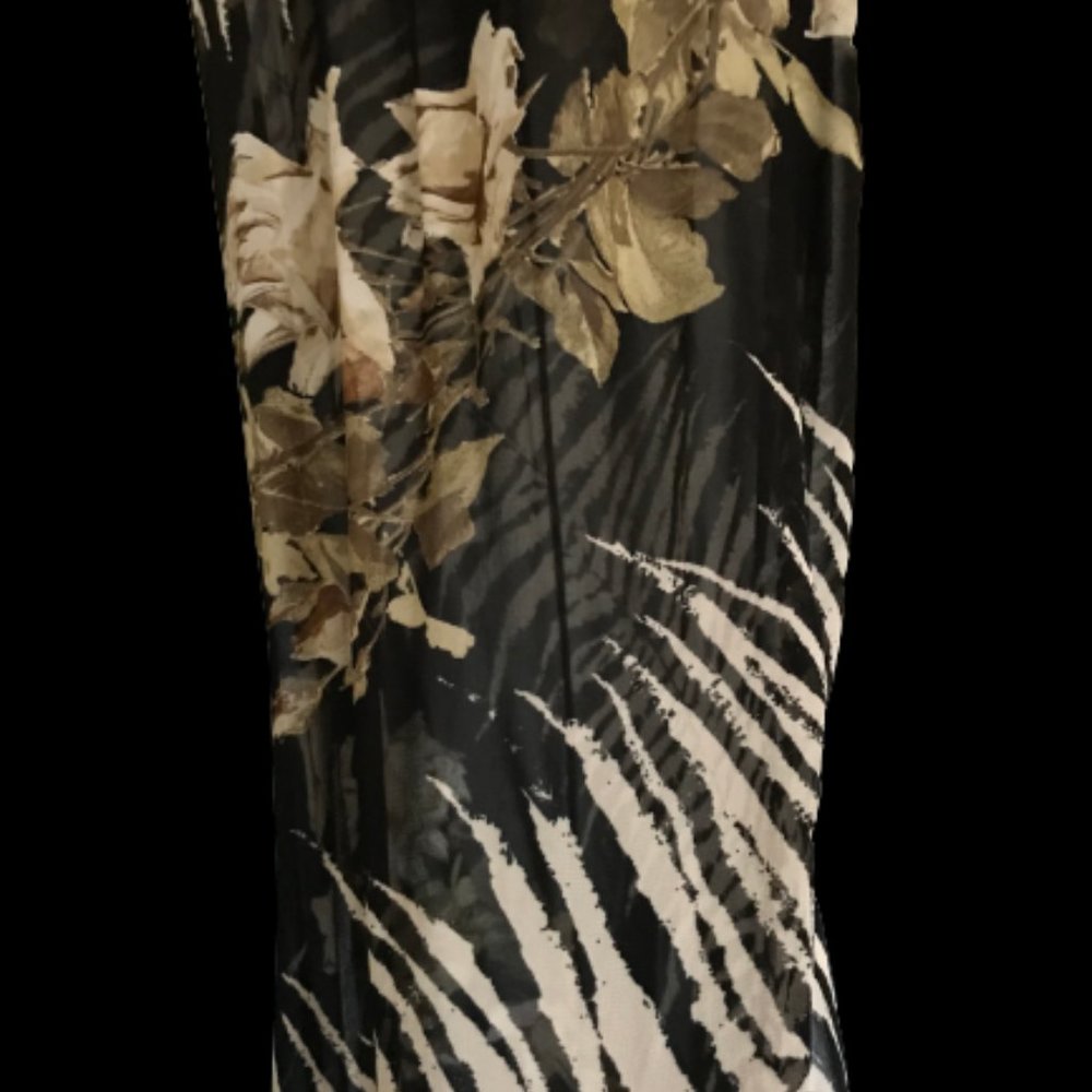 FUEGO Classic Sheath Dress in Black and Tan Size M - Picture 9 of 9